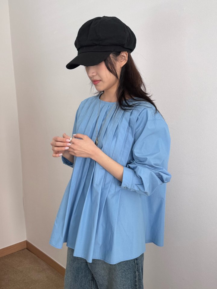 Theres - Korean Women Fashion - #momslook - Greve Blouse - 7