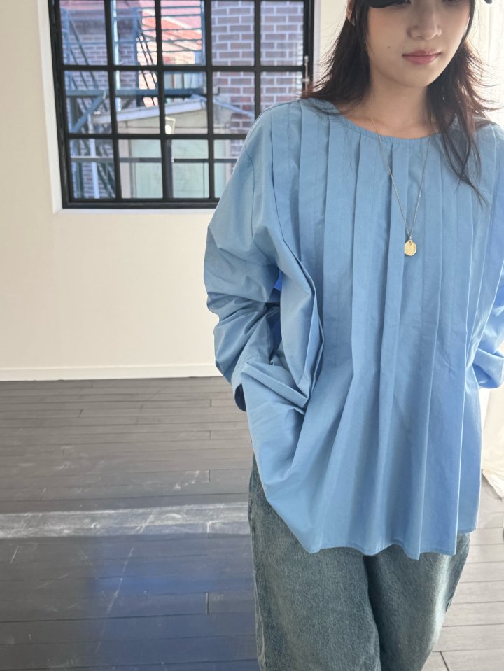 Theres - Korean Women Fashion - #shopsmall - Greve Blouse - 2