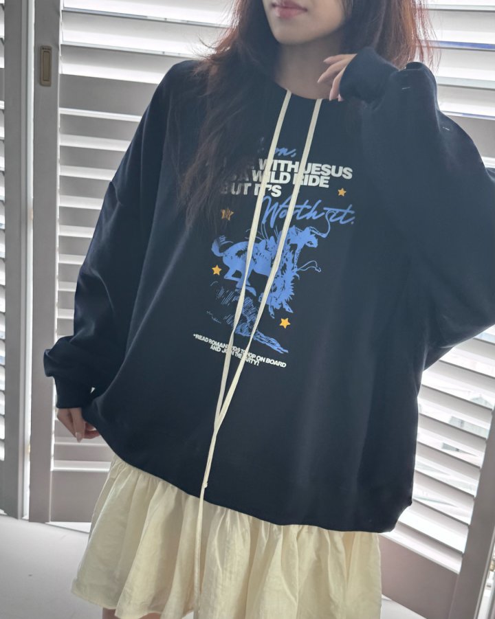 Theres - Korean Women Fashion - #vintagekidsstyle - Hold Sweatshirts - 2