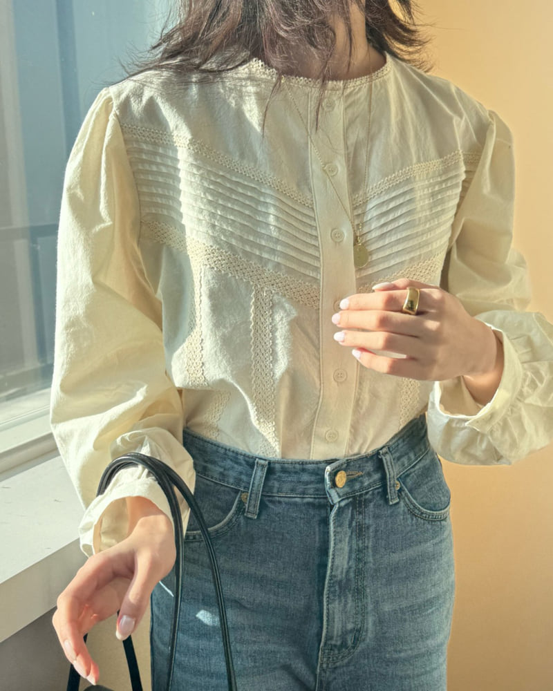 Theres - Korean Women Fashion - #womensfashion - Merry Blouse - 11