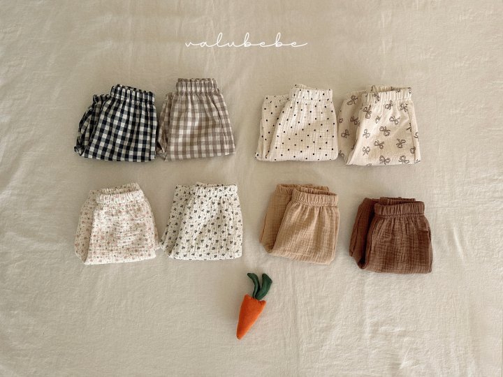 Valu Bebe - Korean Baby Fashion - #babyboutique - Spring Emboss Pants (Bebe)