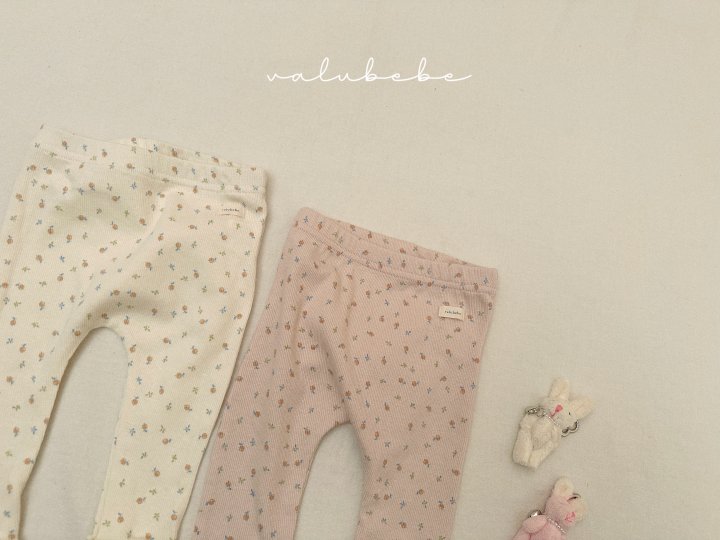 Valu Bebe - Korean Baby Fashion - #babyboutique - Bebe Dahlia Flower Wave Leggings - 11