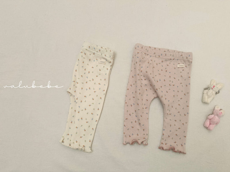Valu Bebe - Korean Baby Fashion - #babyboutique - Bebe Dahlia Flower Wave Leggings - 12