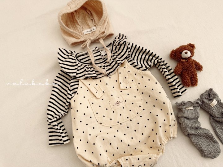 Valu Bebe - Korean Baby Fashion - #babyboutiqueclothing - Poipoi Suspenders Suit (Bebe) - 7
