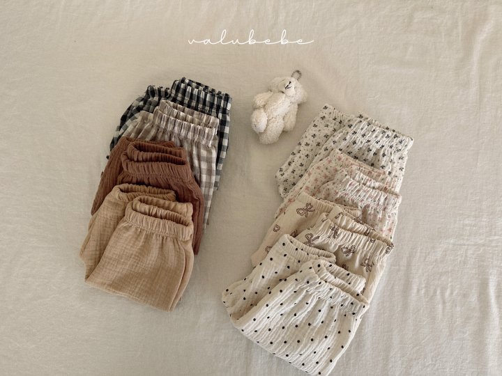 Valu Bebe - Korean Baby Fashion - #babyfashion - Spring Emboss Pants (Bebe) - 5