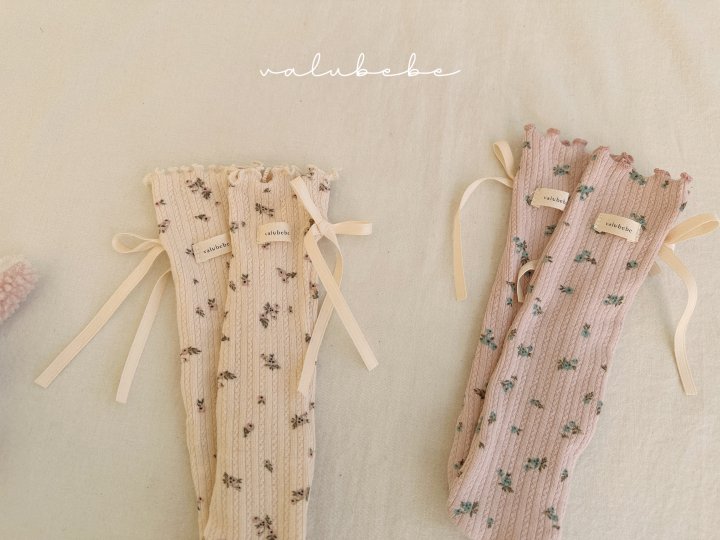 Valu Bebe - Korean Baby Fashion - #babyclothing - Bebe Floral Socks - 4