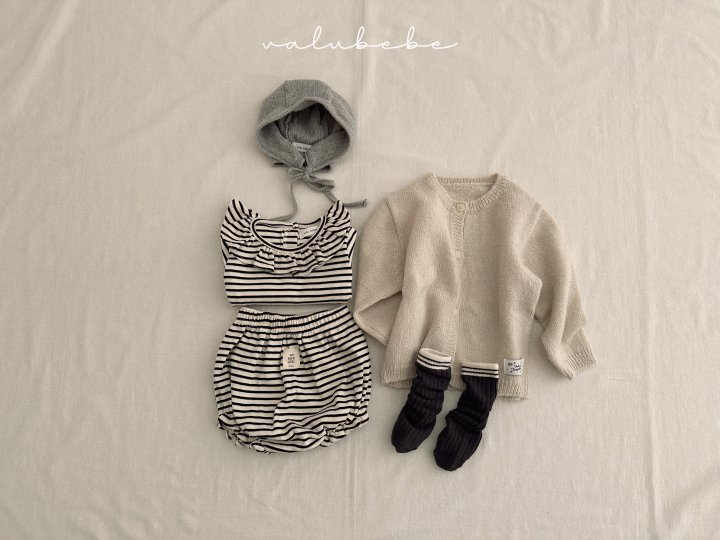 Valu Bebe - Korean Baby Fashion - #babyfever - Bebe Veronica Stripe Bloomer - 4