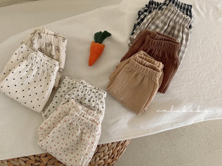 Valu Bebe - Korean Baby Fashion - #babyoninstagram - Spring Emboss Pants (Bebe) - 9