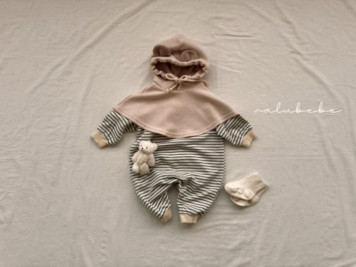 Valu Bebe - Korean Baby Fashion - #babyoninstagram - Bebe Mui Striped Suit - 8