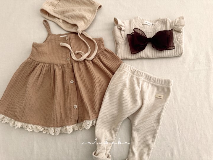 Valu Bebe - Korean Baby Fashion - #babyoninstagram - Kids Nari Layered One-piece - 5