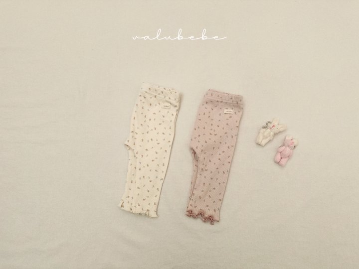 Valu Bebe - Korean Baby Fashion - #babylifestyle - Bebe Dahlia Flower Wave Leggings - 4