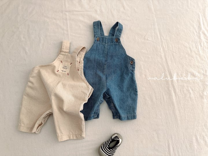 Valu Bebe - Korean Baby Fashion - #babyoninstagram - Bebe Stitched Overalls Suit