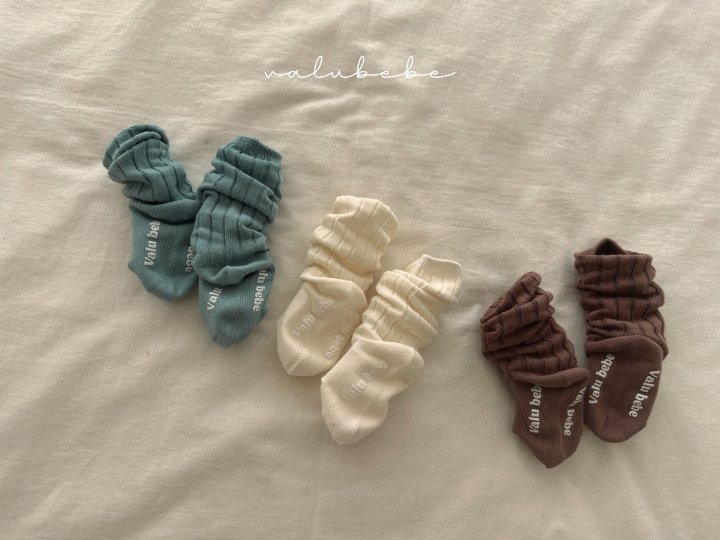 Valu Bebe - Korean Baby Fashion - #babyootd - Bebe Daily Ribbed Socks - 3