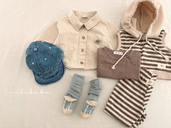 Valu Bebe - Korean Baby Fashion - #babyoutfit - Terry Stripe Pants (Kids) - 8