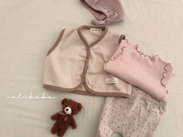 Valu Bebe - Korean Baby Fashion - #babyoutfit - Bebe Dahlia Flower Wave Leggings - 6