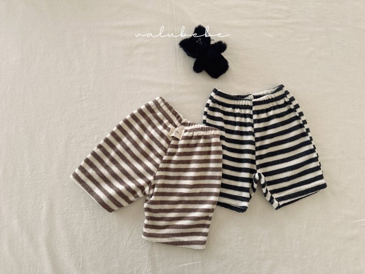 Valu Bebe - Korean Baby Fashion - #babywear - Terry Stripe Pants (Kids) - 10