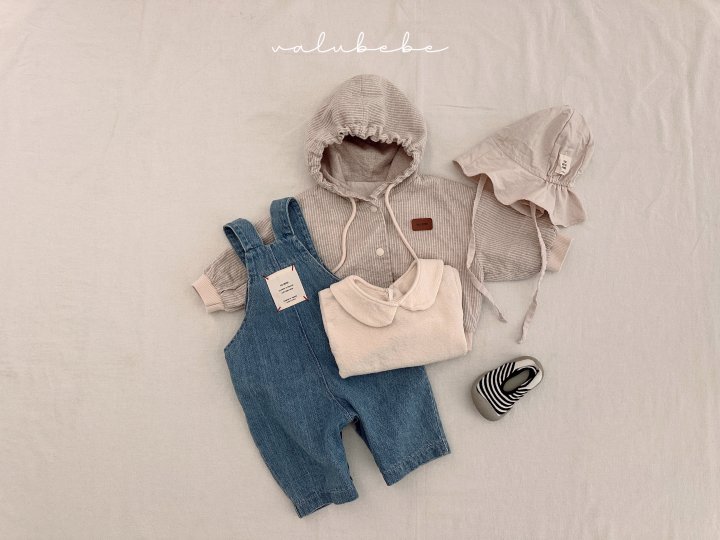 Valu Bebe - Korean Baby Fashion - #babyoutfit - Kids Round Collar Tee - 4