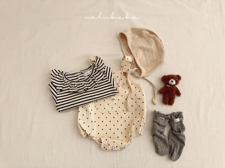 Valu Bebe - Korean Baby Fashion - #onlinebabyboutique - Poipoi Suspenders Suit (Bebe) - 3