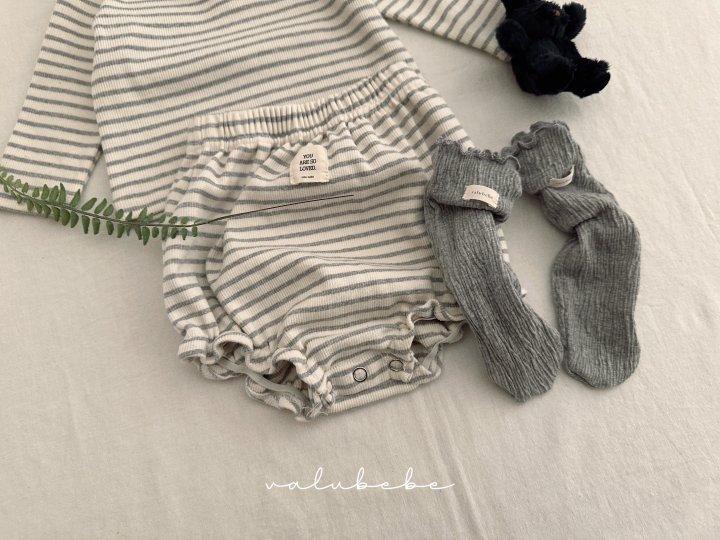 Valu Bebe - Korean Baby Fashion - #onlinebabyboutique - Bebe Veronica Stripe Bloomer - 11