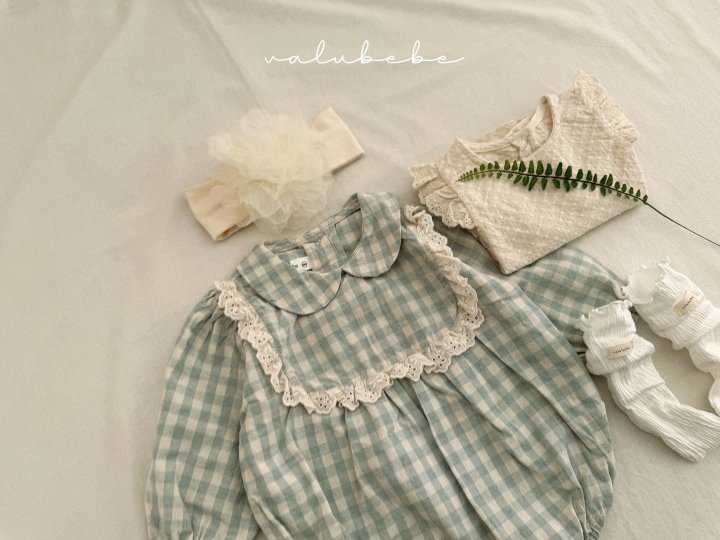 Valu Bebe - Korean Baby Fashion - #onlinebabyboutique - Sweet Frill Suit (Bebe) - 4