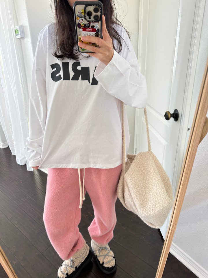 Via - Korean Women Fashion - #momslook - Loose Paris Tee - 6
