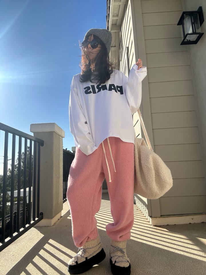 Via - Korean Women Fashion - #momslook - Loose Paris Tee - 8