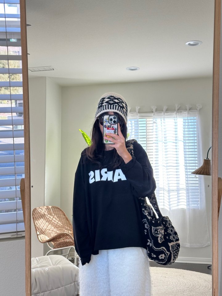 Via - Korean Women Fashion - #momslook - Loose Paris Tee
