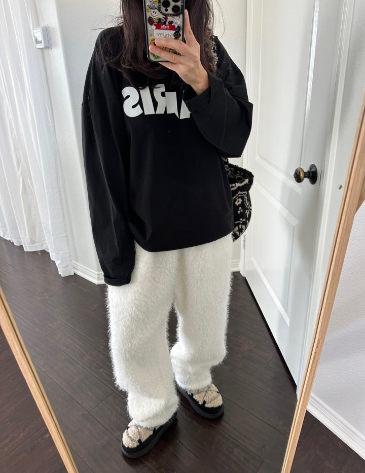 Via - Korean Women Fashion - #momslook - Loose Paris Tee - 5