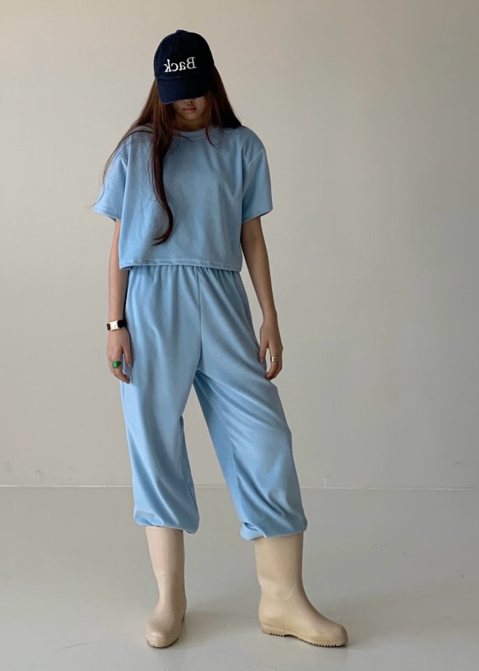 Via - Korean Women Fashion - #momslook - Veloure Set - 6