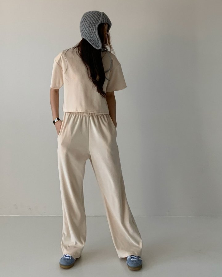 Via - Korean Women Fashion - #momslook - Veloure Set - 7