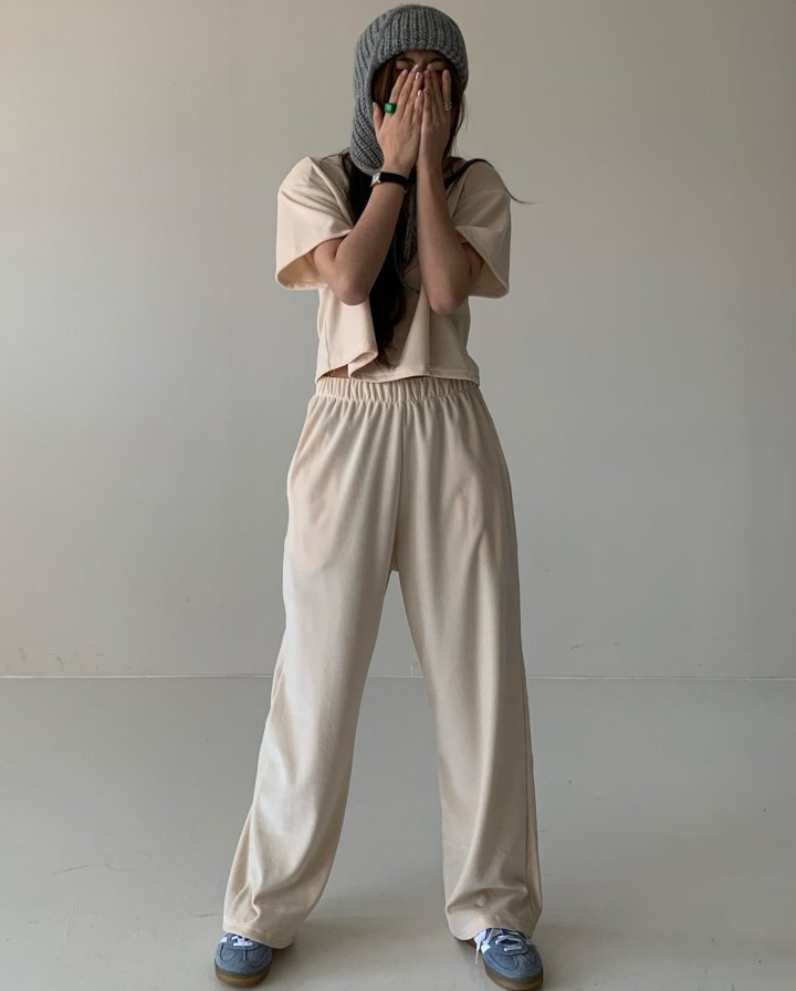 Via - Korean Women Fashion - #momslook - Veloure Set - 9