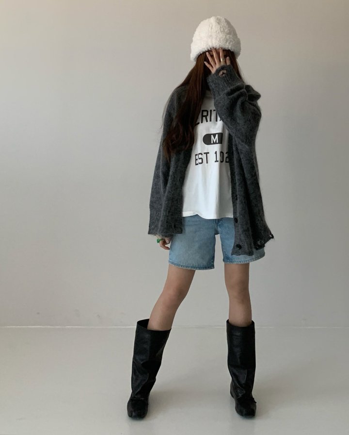 Via - Korean Women Fashion - #momslook - Over Long Cardigan - 6