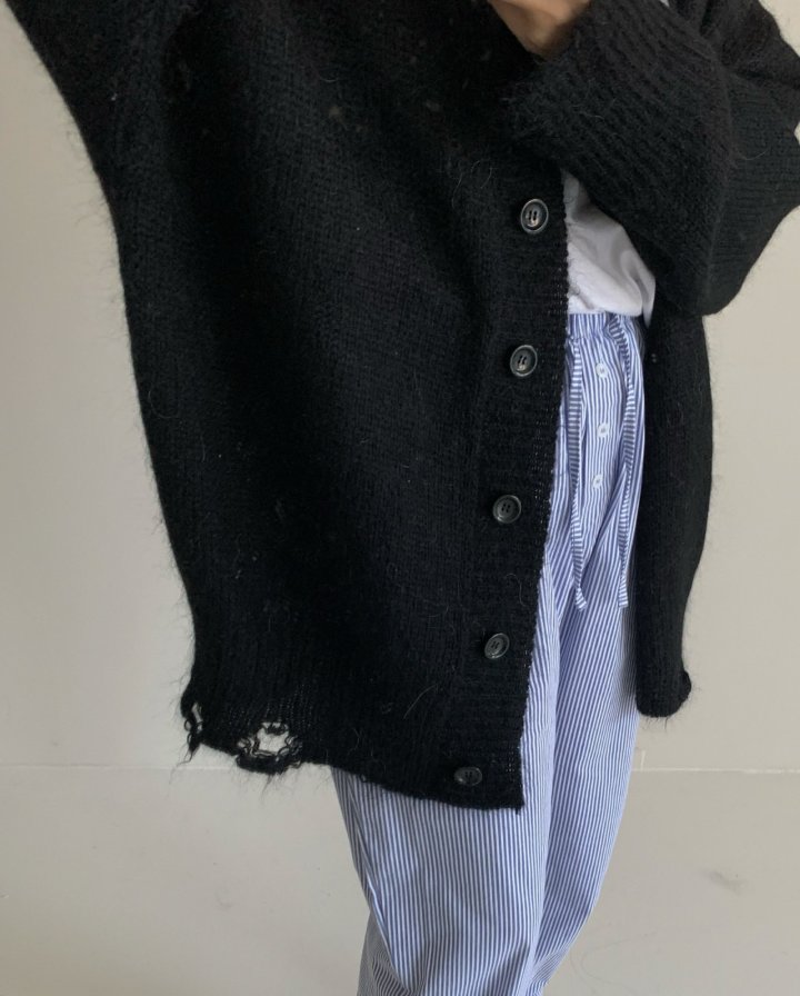 Via - Korean Women Fashion - #momslook - Over Long Cardigan - 9