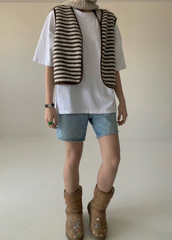 Via - Korean Women Fashion - #momslook - Dans Vest - 3
