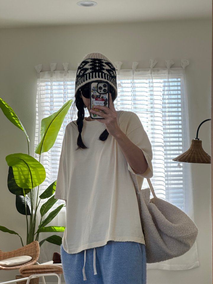 Via - Korean Women Fashion - #momslook - Single Vintage Tee - 11