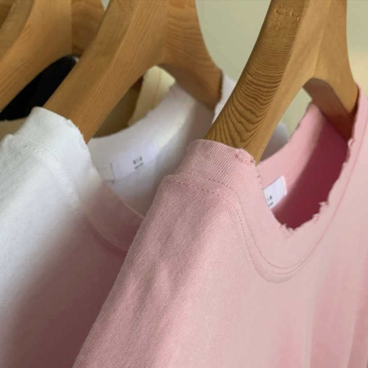 Via - Korean Women Fashion - #momslook - Single Vintage Tee - 3