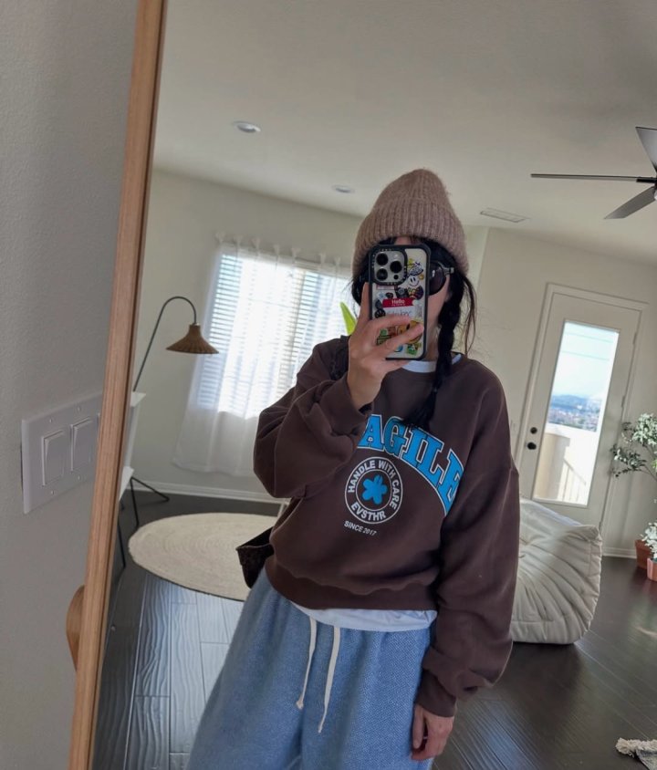 Via - Korean Women Fashion - #momslook - Clover Sweatshirts - 3