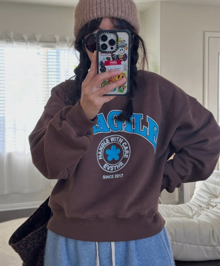 Via - Korean Women Fashion - #momslook - Clover Sweatshirts - 5