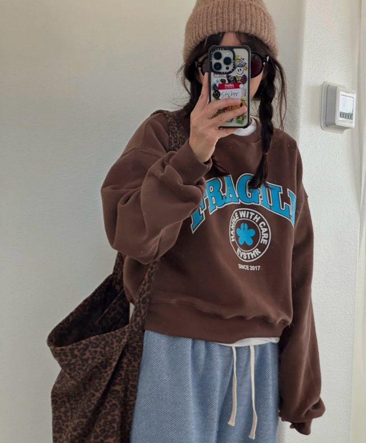 Via - Korean Women Fashion - #momslook - Clover Sweatshirts - 9