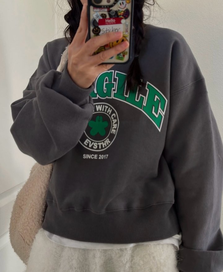 Via - Korean Women Fashion - #womensfashion - Clover Sweatshirts - 4