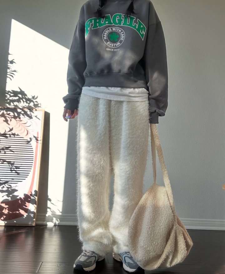 Via - Korean Women Fashion - #momslook - Clover Sweatshirts - 6