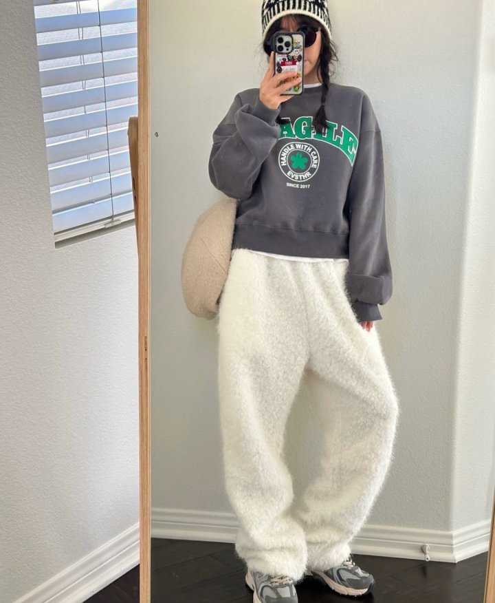 Via - Korean Women Fashion - #momslook - Clover Sweatshirts - 8