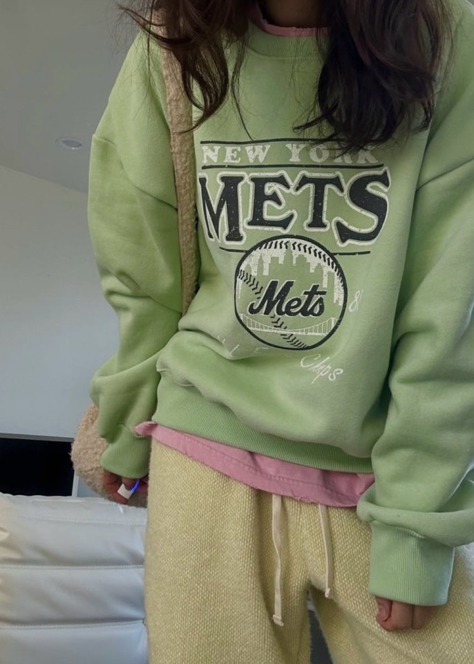 Via - Korean Women Fashion - #momslook - Newyork Mets Sweatshirts - 9