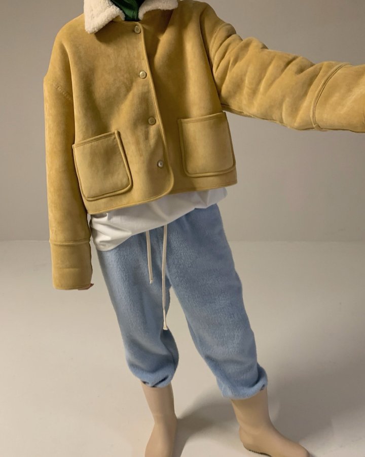 Via - Korean Women Fashion - #momslook - Latte Mustang Jacket