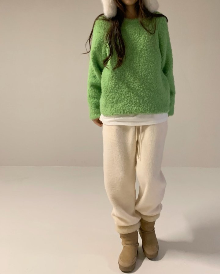 Via - Korean Women Fashion - #momslook - Bookle Knit Pullover - 6