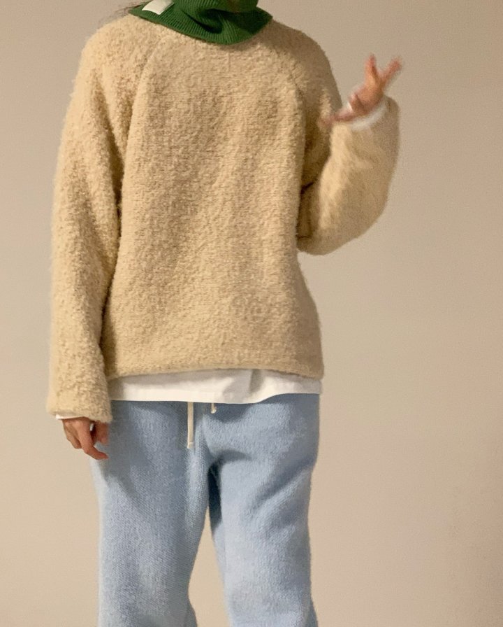 Via - Korean Women Fashion - #momslook - Bookle Knit Pullover - 3