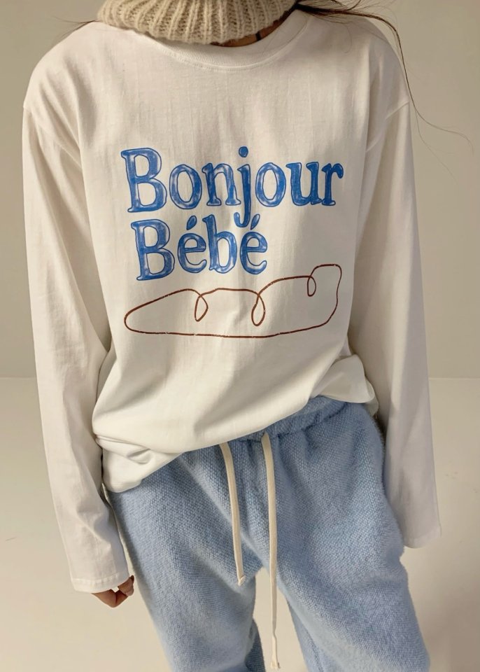 Via - Korean Women Fashion - #momslook - Bebe Tee - 3