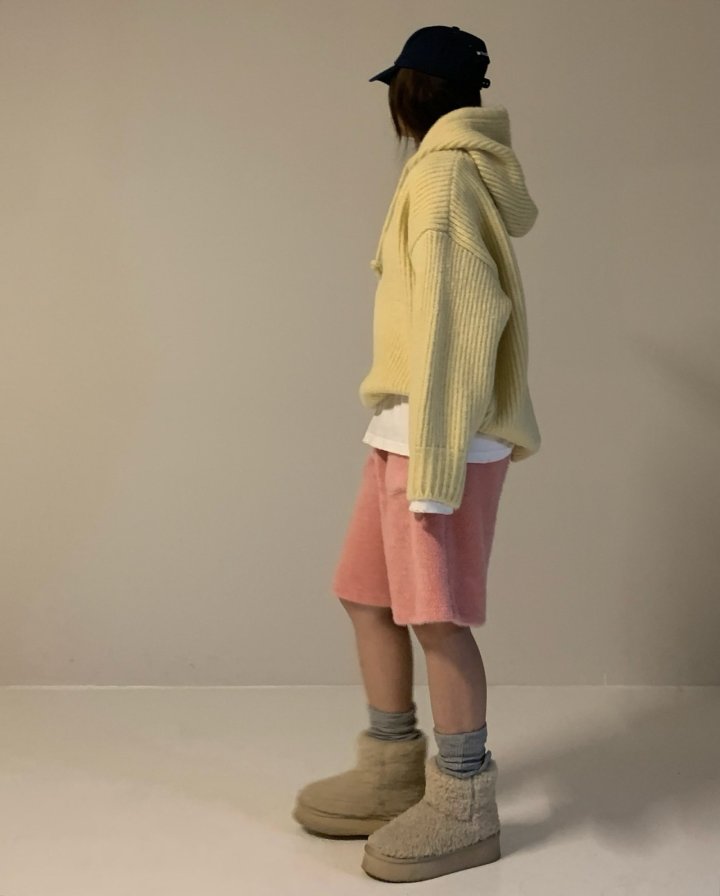 Via - Korean Women Fashion - #momslook - Hood Knit Pullover