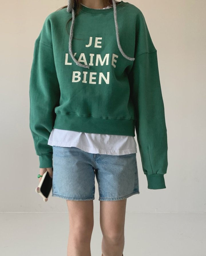 Via - Korean Women Fashion - #vintagekidsstyle - Bien Sweatshirts - 4