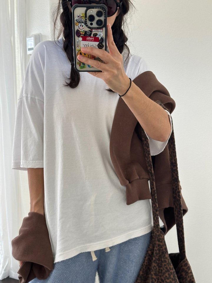 Via - Korean Women Fashion - #pursuepretty - Single Vintage Tee